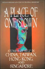 Cover of: A Place of One's Own: Stories of Self in China, Taiwan, Hong Kong, and Singapore