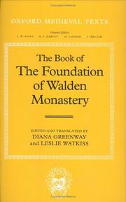 The book of the foundation of Walden Monastery
