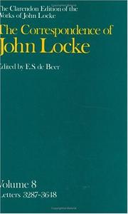 The correspondence of John Locke