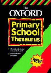 The Oxford primary school thesaurus