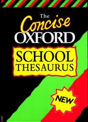 The concise Oxford school thesaurus