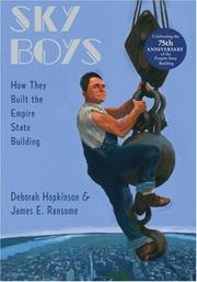 Cover of: Sky boys : how they built the Empire State Building by Deborah Hopkinson