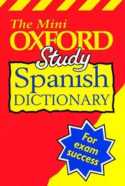 The mini Oxford study Spanish dictionary