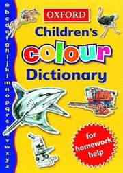 Cover of: The Oxford Children's Colour Dictionary (Oxford Children) by Rosemary Sansome, Dee Reid, Alan Spooner