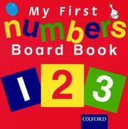 My first numbers board book