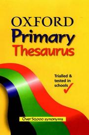 Cover of: Oxford Primary Thesaurus