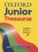Cover of: Oxford Junior Thesaurus