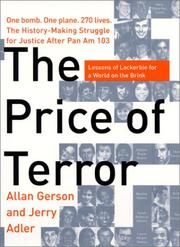 Cover of: The Price of Terror by Allan Gerson, Jerry Adler