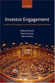 Cover of: Investor Engagement: Investors and Management Practice under Shareholder Value