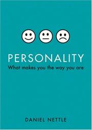 Cover of: Personality: What Makes You the Way You Are