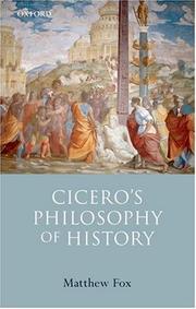 Cover of: Cicero's Philosophy of History
