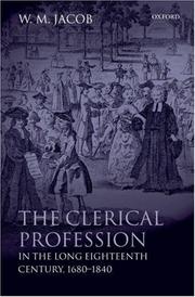 The clerical profession in the long eighteenth century, : 1680-1840