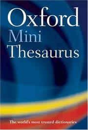 Oxford mini thesaurus