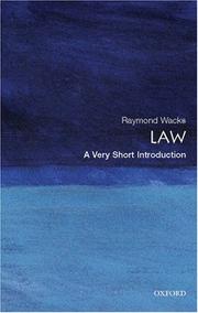 Cover of: Law by Raymond Wacks