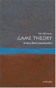 Cover of: Game Theory by Ken Binmore