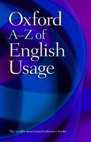 Cover of: Oxford A-Z of English Usage by Jeremy Butterfield