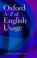Cover of: Oxford A-Z of English Usage