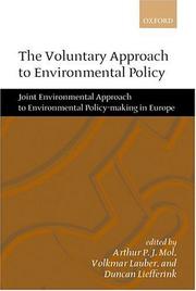 The voluntary approach to environmental policy : joint environmental policy-making in Europe