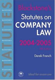 Company law : 2004/2005 /