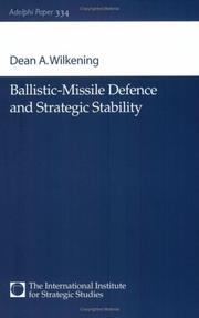 Cover of: Ballistic-Missile Defence And Strategic Stability (Adelphi Papers)