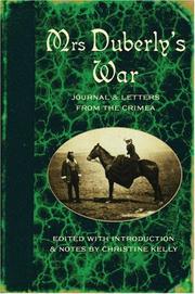 Cover of: Mrs Duberly's War: Journal and Letters from the Crimea, 1854-6