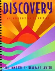 Cover of: Discovery: An Introduction to Writing