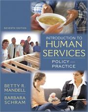 An introduction to human services : policy and practice