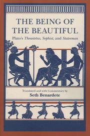 The being of the beautiful : Plato's Theaetetus, Sophist, and Statesman