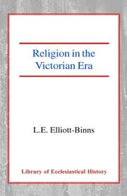 Cover of: Religion in the Victorian era