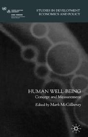 Human well-being : concept and measurement