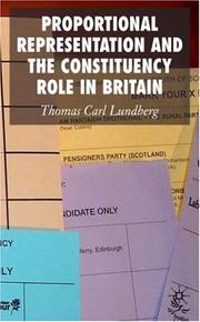 Proportional representation and the constituency role in Britain