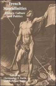 Cover of: French Masculinities: History, Politics and Culture