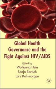 Cover of: Global Health Governance and the Fight against HIV And AIDS by 