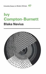 Cover of: Ivy Compton-Burnett. by Blake Nevius