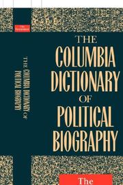 Cover of: The Columbia dictionary of political biography