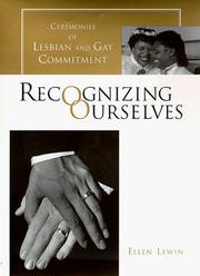 Recognizing Ourselves by Ellen Lewin