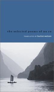 Cover of: Selected Poems of Du Fu