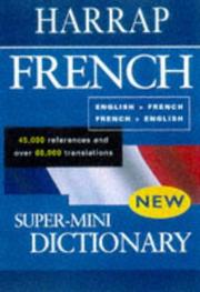 Harrap super-mini French dictionary