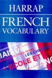 Harrap French vocabulary