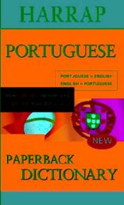 Harrap paperback Portuguese dictionary : English-Portuguese /Portuguese-English