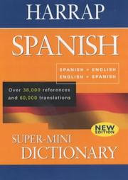 Harrap super-mini Spanish dictionary : English-Spanish/Spanish-English