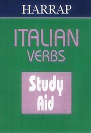 Harrap Italian verbs