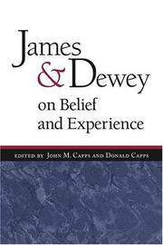 Cover of: James and Dewey on Belief and Experience