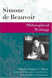 Philosophical writings by Simone de Beauvoir, Marybeth Timmermann, Mary Beth Mader
