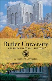 Cover of: Butler University : a sesquicentennial history