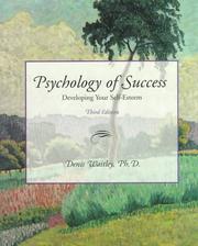 Cover of: Psychology of Success: Developing Your Self-Esteem