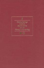 Cover of: A Manual of operation for the Automatic Sequence Controlled Calculator