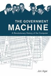 Cover of: The Government Machine by Jon Agar