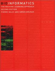 Cover of: Bioinformatics by Pierre Baldi