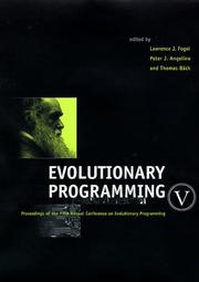 Evolutionary programming V : proceedings of the fifth annual Conference on Evolutionary Programming